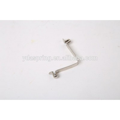 OEM service V shaped metal 65Mn steel button spring clip