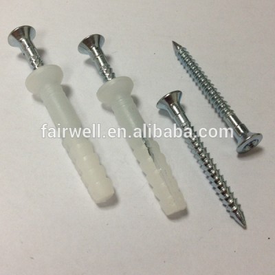 Nylon anchor nail screw