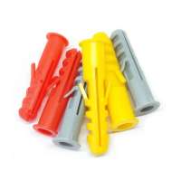 best quality plastic nylon hammer drive nail anchor gym equipment 6.5x25 nylon nail-in anchor,mushroom head