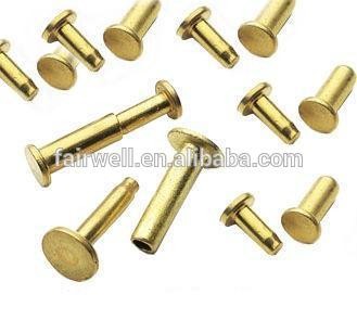 Precision widely used knife handle rivets