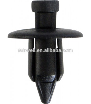 Black nylon snap plastic push rivets