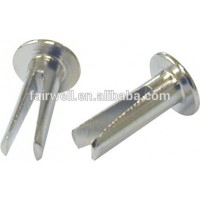 Steel brass china factory bifurcated rivet