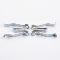 Flat metal spring clips