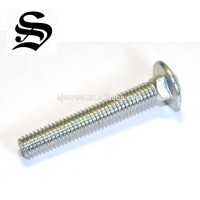 High strength DIN 603 galvanized 5/16"-18 carriage bolt